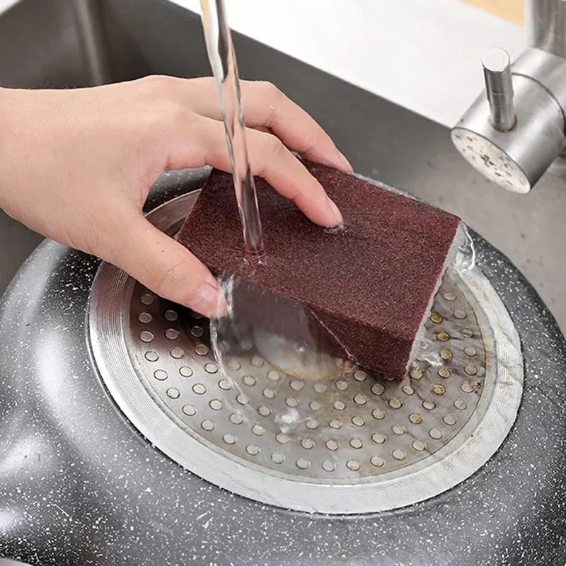 Nano Sponge Magic Erasers Carborundum Removing Rust Cleaning Sponge Brush Kitchen Pot Dish Rust Removal Emery Clean Rub