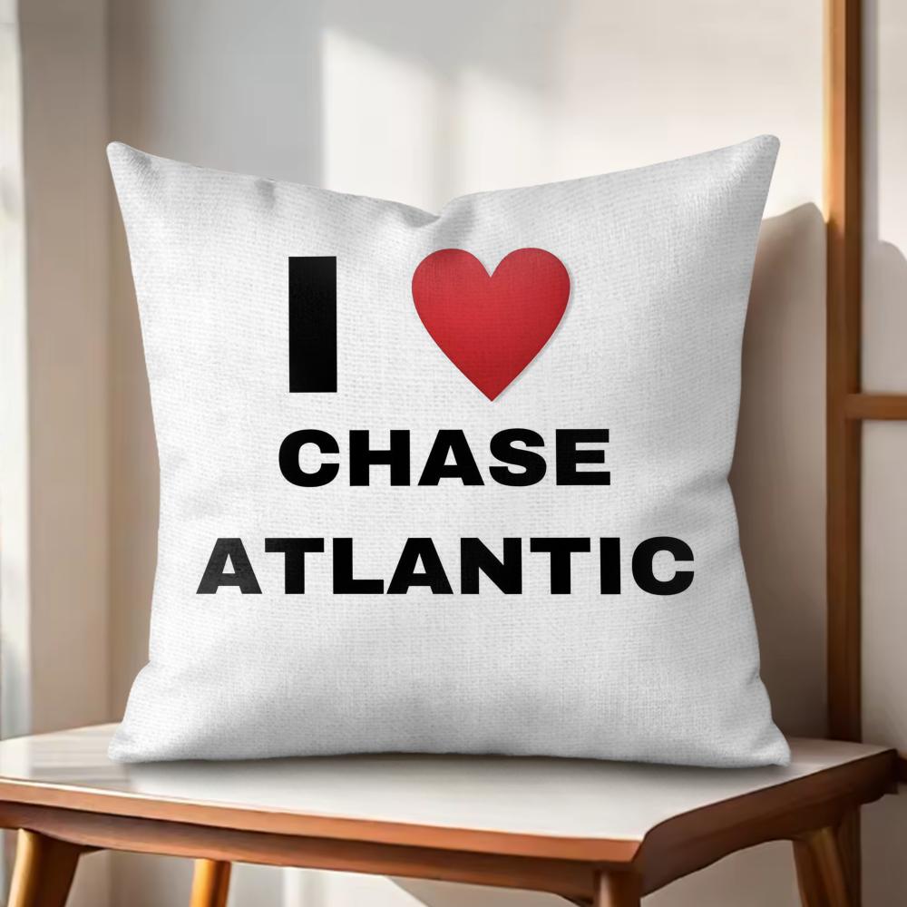 

Rock Band CChase AAtlantic Cushion Cover Natural Linen Organic Fabric DoubleSided Printing Couch Pillow Covers Home Decor 30x30cm