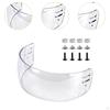 Visière Casque de Hockey Adultes Extérieur Facile à Installer Femmes Hommes Pratique Transparente