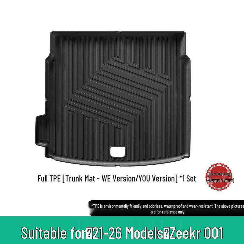 Zeekr 001 2021-2026 Custom TPE Floor, Trunk, and Seat Back Mats