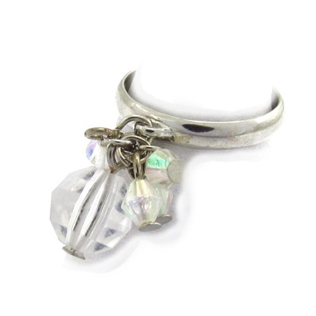 Les Trésors De Lily [K0989] - Bague de pied 'Scarlett' blanc boréal