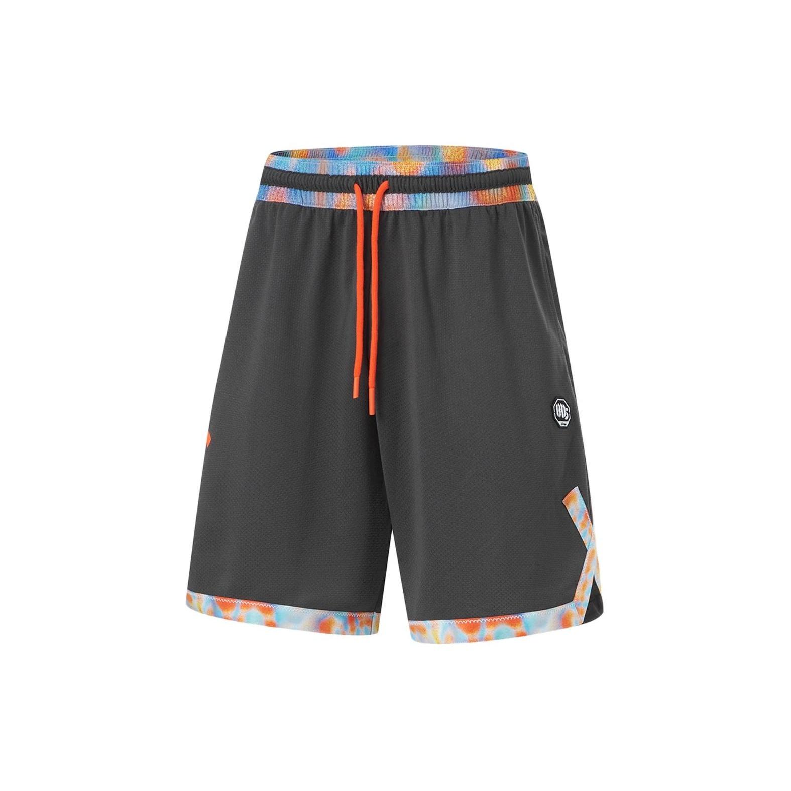 Li-Ning BadFive Graphic Basketball Shorts Dark Grey Men s AAPU111-2 M
