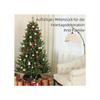 HOMCOM Artificial Christmas Tree, 180 Cm, 818 Branches, Quick Assembly, Steel Structure, Suitable for Christmas Decorations, Green