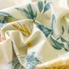 1pc Flower Printed Bed Sheet with Elastic Single/Queen/King Mattress Protector Plant Style Fitted Bed Sheets sabanas 150x190