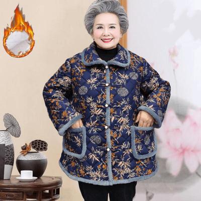 Dámska bunda s bavlnenou výplňou a zamatovou podšívkou plus size, zimná ľahká bunda s bavlnenou výplňou