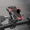 Rotatable Motorcycle Phone Holder with Innovative Locking System Provides Stability and Shock Protection for Devices