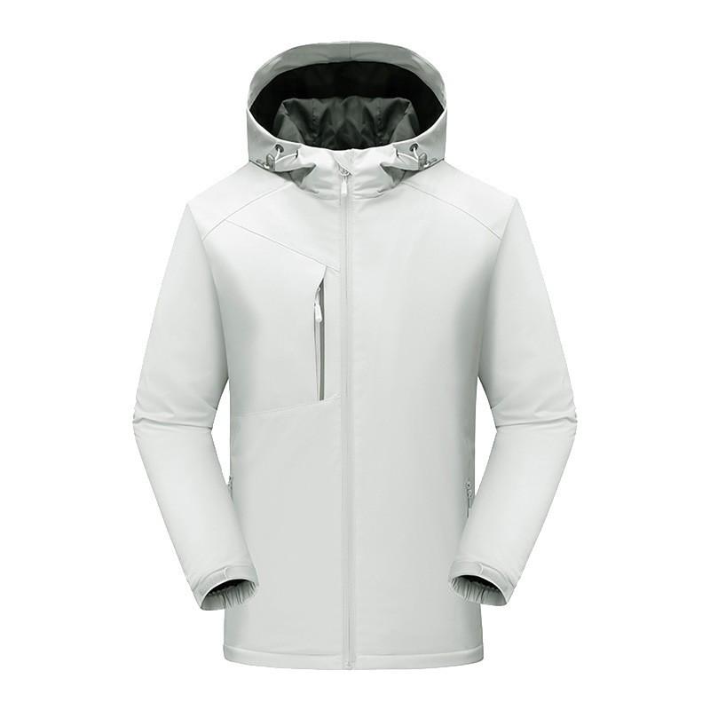 New Mountain Waterproof Autumn/Winter Windproof Jacket – Custom Print, Integrated Velvet Lining, Warm Workwear.