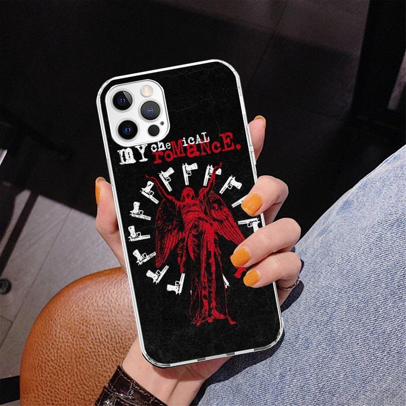 My Chemical Romance MCR Phone Case For iPhone 13 12 Mini 11 Pro Max XS XR X SE 7 8 Plus 5S 5 6S 6 Gift Print Cover Fundas