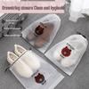 Shoe Storage Bag: Dustproof, Moistureproof, Drawstring, Perfect for Dorms & Travel.