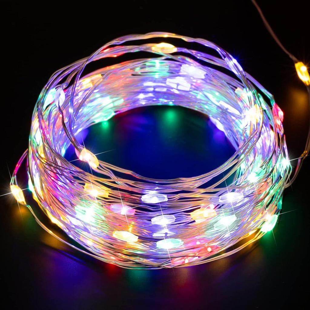 3 Meters Rice Light With 30 Led(Pack Of 1,Multicolored),Copper Fairy String For Home Decoration,Christmas Decoration