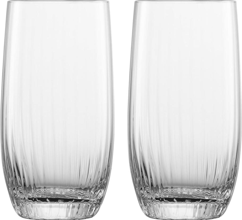 ZWIESEL GLAS Break-Resistant Fortune Tumblers for Water, Mineral Water, and Soft Drinks, Machine-Made (Pair of 2) M122326