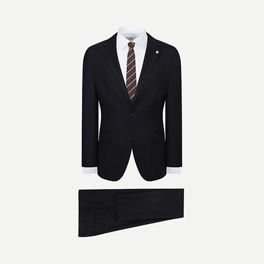 Bon Wool Blend Navy Solid Suit Bnfmja020Ny_Bnfmpa120Ny (A Type)