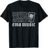 Café Ansiedade Rock Emo Música Emo y2k Anos 2000 Emo Ska Pop Punk Camiseta