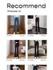 **Women's High Waist Black Micro Flare Pants - Slimming, Petite, Elastic, Stretch, Summer Style for the Middle East**