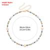 Creative Design Colored Crystal Stone Baroque Pearl Heart-shaped Beaded Choker Necklace for Women Charm Jewelry Accessories Gift