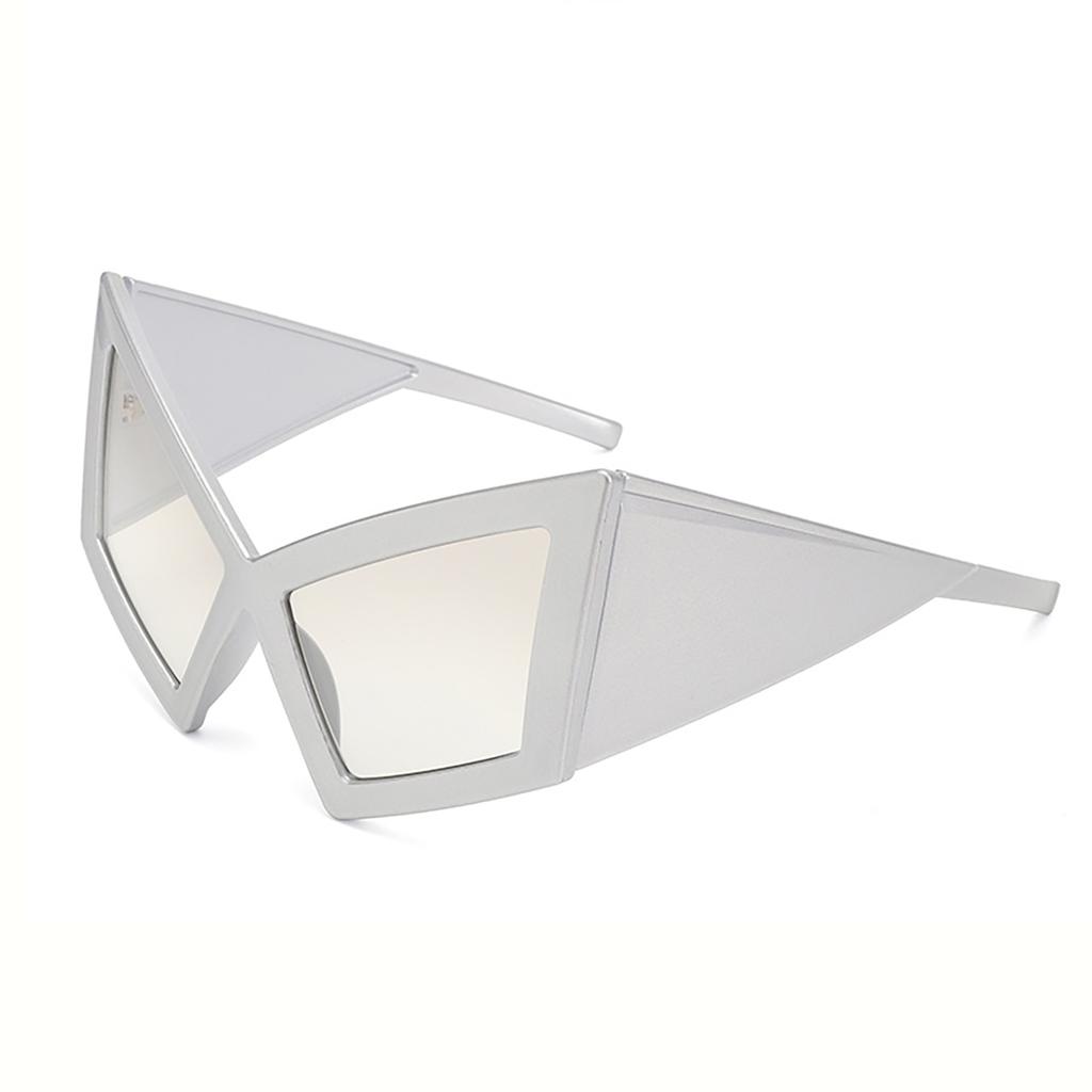 1/6 Stück-Zukunfts-Technologie-Sinn Brille Persönlichkeit Motorrad Wind Großrahmen Sonnenbrille Übertriebene Moderne Sonnenbrille