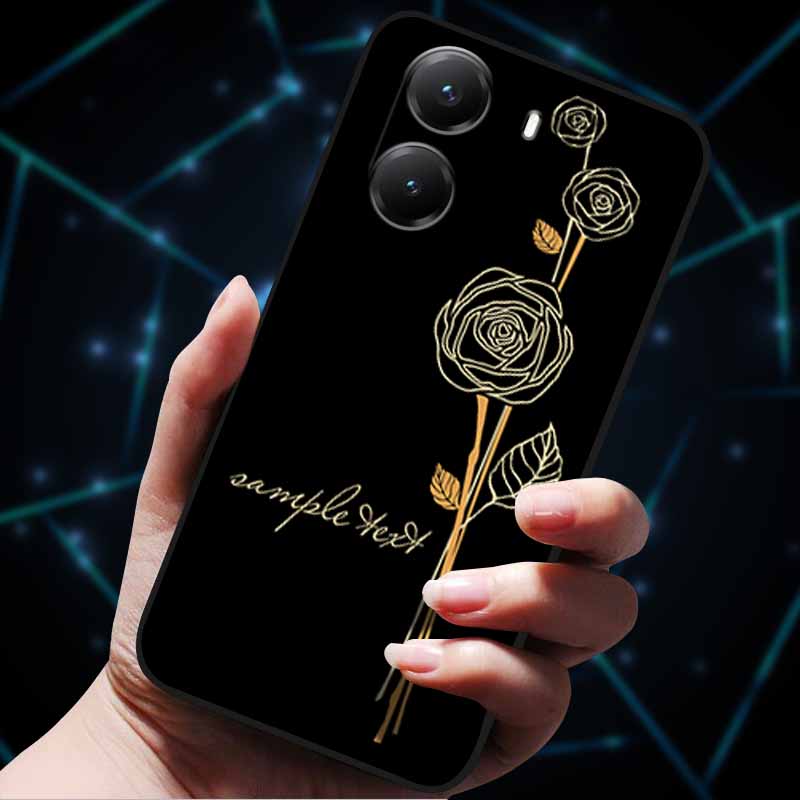For Xiaomi Poco X7 Pro Case X7Pro 5G Soft Silicone Bumper 3D Flowers Emboss Phone Cases for Poco X 7 Pro 2025 Back Covers Shells
