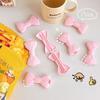 2/4Pcs Plastic Pink Bow Snack Sealing Clip Storage Clip Moisture-proof Fresh Snack Bag Small Clip Kitchen Gadgets