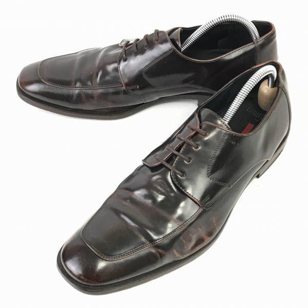 

Germany Lloyd Heavy Leather U Tip 27.5 Red Brown Dress Shoes Business