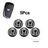 5/10Pcs Aluminium Metal Car Key Badge Stickers For Honda Civic FIT Accord Prelude CRV 5th City CRZ CRX Jazz HRV Pilot Odyssey LK6 