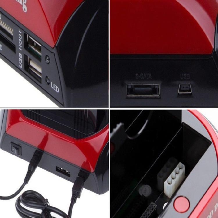 Hard Drive Docking Station USB Type C to 2.5 3.5in SATA IDE Dual Slots External
