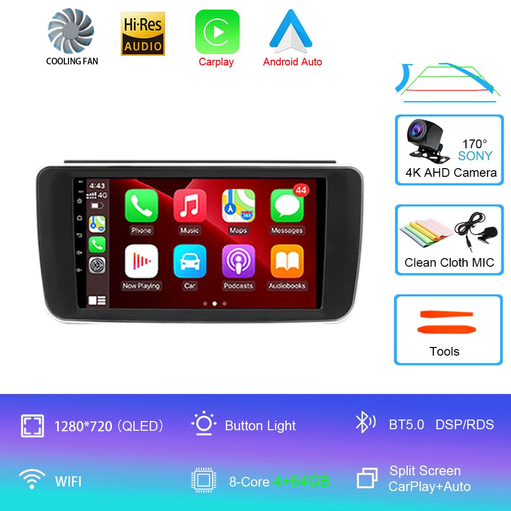Android 14 For Nissan Leaf ZE1 2017 - 2024 Octa-Core HU 4G Car Radio Multimedia Video Player Navigation GPS 360 camera Wifi