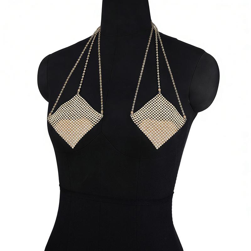 Sexy Nipple Self Adhesive Nipple Chains Stickers Tassels Breathable Comfortable Bras Accessories