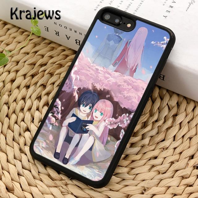 Krajews Zero Two Darling In the FranXX Anime Phone Case Cover For iPhone 14 SE 6 7 8 Plus XR XS 11 12 13 Pro Max Samsung S21 S22