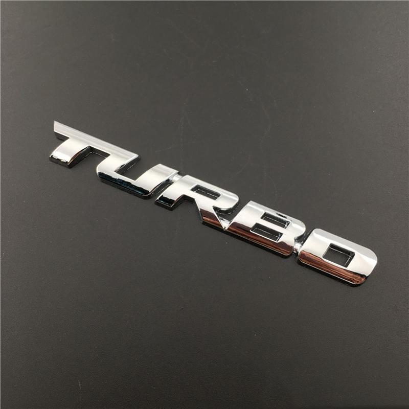 1Pcs Universal 3D Metal Letter Car Styling TURBO Boost Loading Boosting Emblem Badge Sticker Decal XXZER Auto Accessories