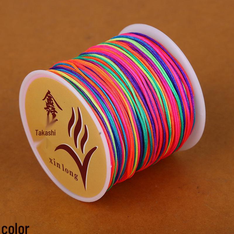 

DIY 0,8 мм Тайваньская нефритовая нить для изготовления украшений ручной работы в технике китайского узла 1 piece/package