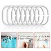 Bendable Bathroom Accessories Replacement Hanging Curtain Hook Curtain Rings Hooks Rings Loop Clip