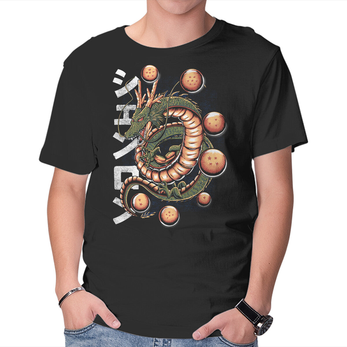 Unisex Crew Neck T-Shirt The Dragon God Graphic Short Sleeve Casual Tee S