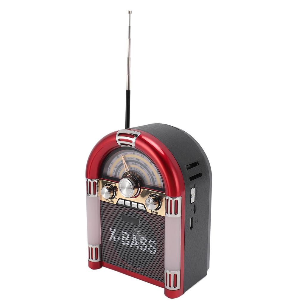 Bluetooth reproduktor AM FM SW pásmový přijímač Retro styl Bezdrátový Multifunkční BT reproduktor