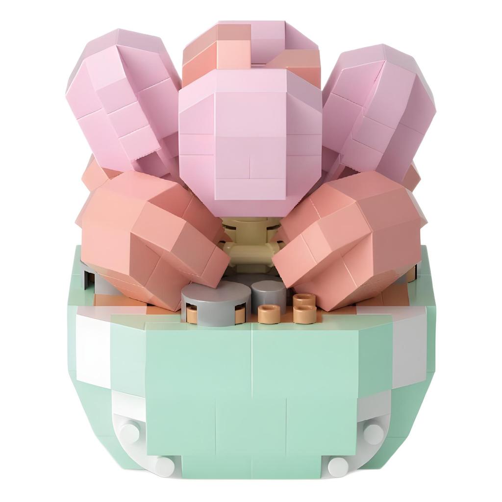 Simulation Succulent Flowers & Potted Plants Building Blocks Compatible with Lego - Perfect for Children's Day