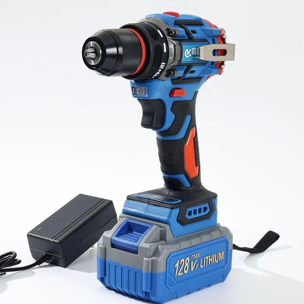 Brushless High-Power Lithium Battery Electric Drill & Screwdriver with Pure Copper Motor