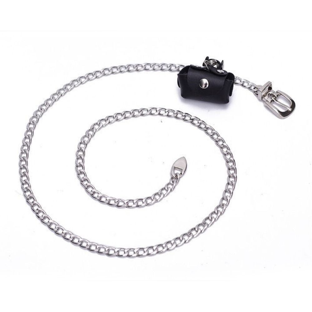 Detachable Women Waist Bag PU Women Belt Portable Metal Waist Chain  Female