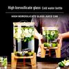 Heat-Resistant Glass Beverage Dispenser with Spigot