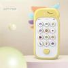 Baby Boy Girl Mobile Phone Toy Music Sound Teether Cartoon Simulation Infant Early Educational Interactive Gaming Gifts
