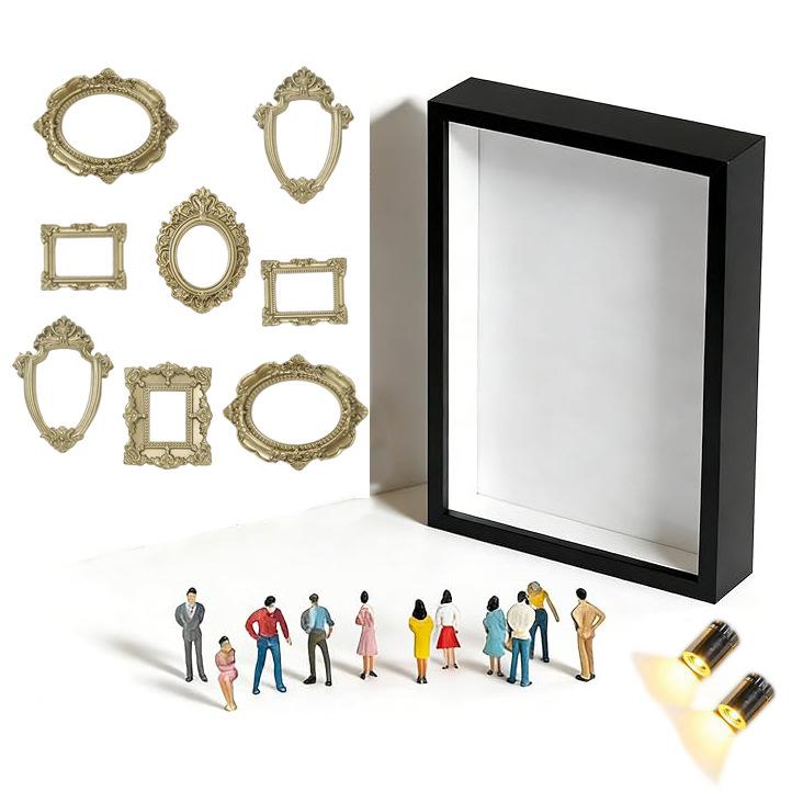 

hot Mini Vintage Picture Frames Gold Antique Photography Decor Christmas Wall Photo Frames For Photography Decor Wall