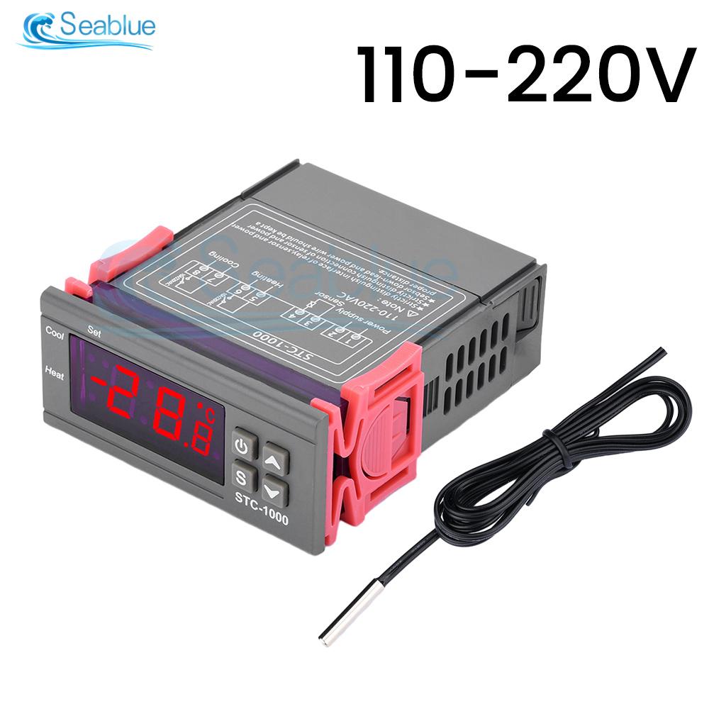STC-1000 STC 1000 LED Digital Temperature Controller Thermostat Thermoregulator Incubator Heating Cooling 12V 24V 110V 220V