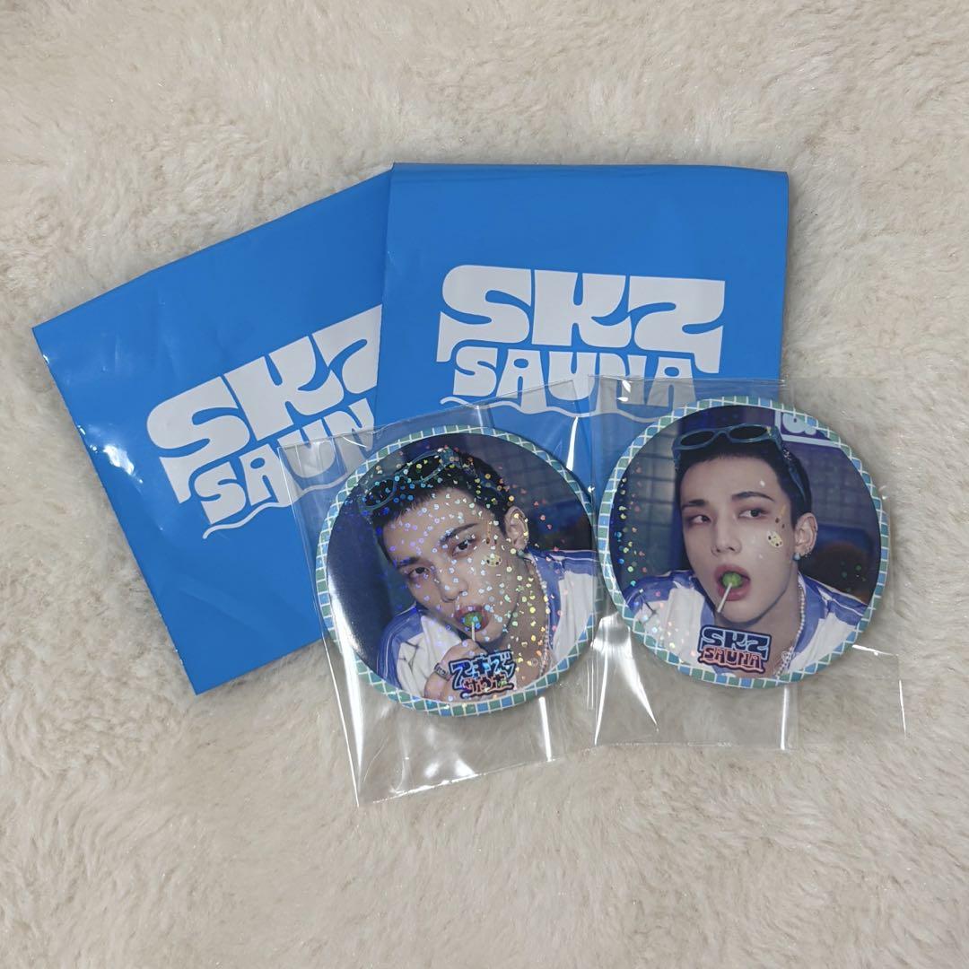 

[Б/У] straykids Хёнджин JYP POPUP Сауна Значок SKIZ