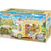 EPOCH Sylvanian Families Playground Bus Toy S-70 ST Mark Certified for Ages 3 and Up Dollhouse Accessory