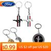 Adesivo de Carro Ford Novo 2025 Quente Chaveiro de Metal 3D para Carro Ford Focus 2 3 Mustang Shelby Mondeo GT F150 Everest Cobra Serpente Decalque K