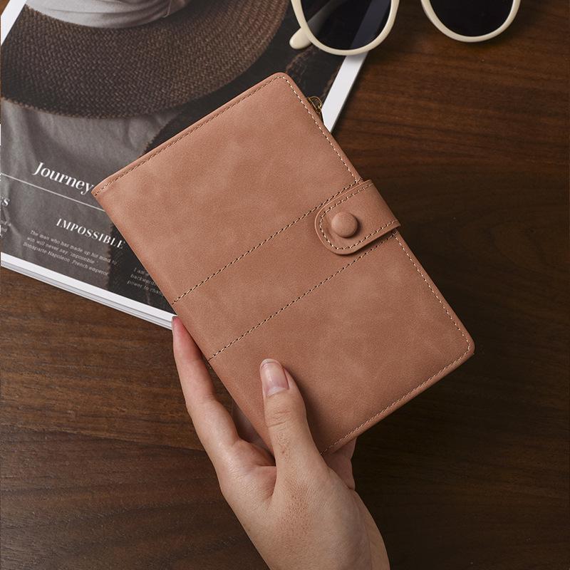Multi-Functional Travel Wallet: Passport, Ticket, and Document Holder with Anti-Skimming Protection