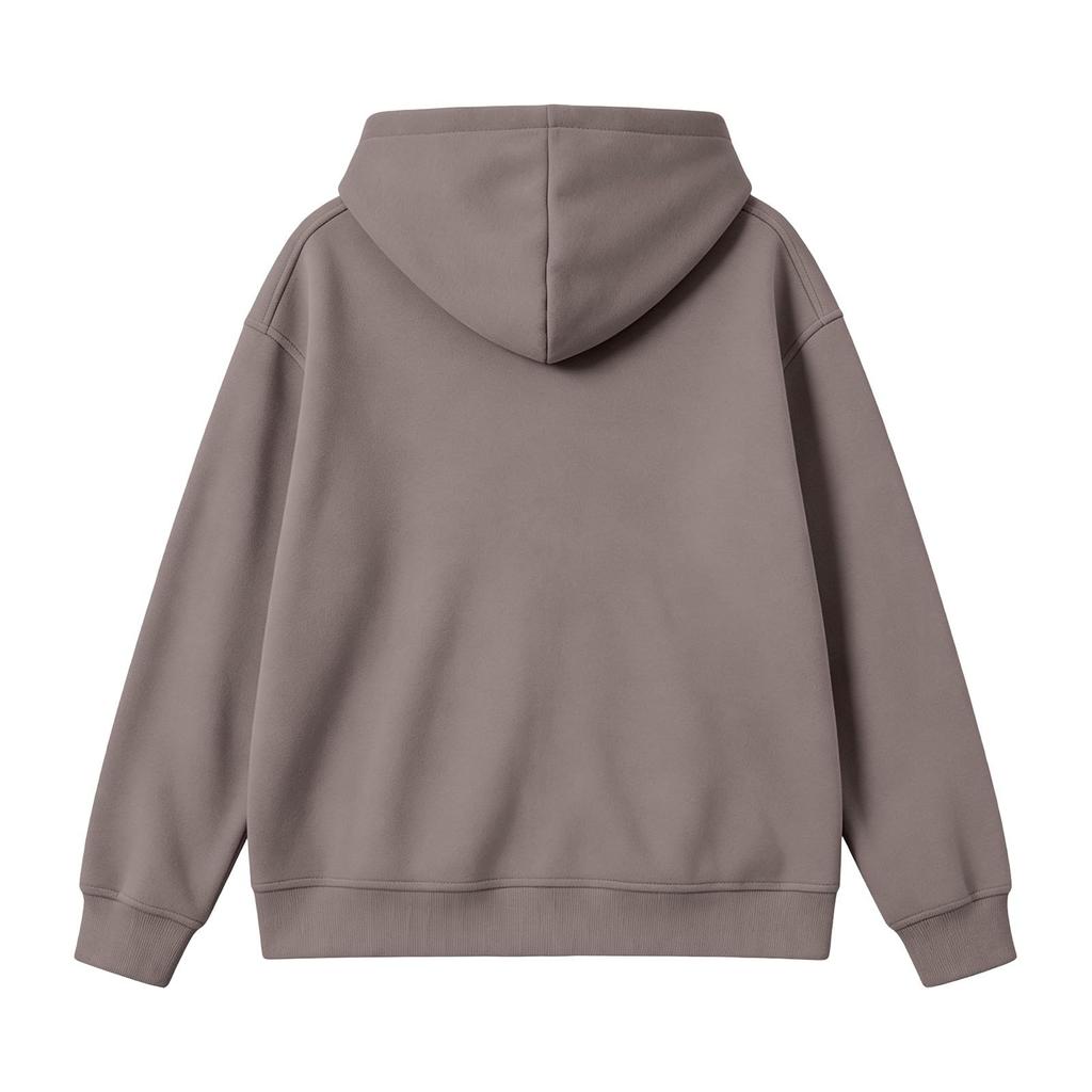 Damen Casual Kapuzenpullover mit durchgehendem Reißverschluss Lockerer Schnitt für den Alltag