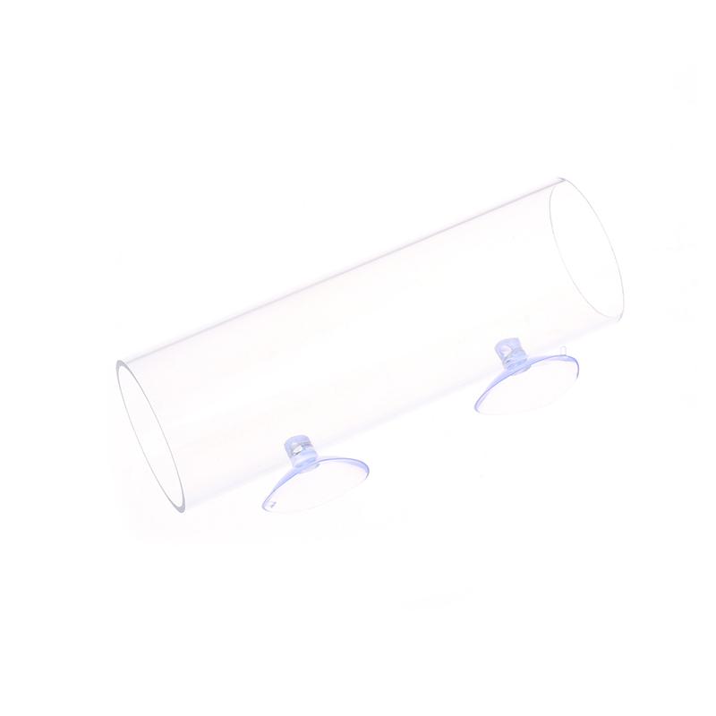1Pcs Betta Fish Acrylic Tube Tunnel Hollow Design Fish Tank Decorations For Better Observation Fish Improves Betta'S Health