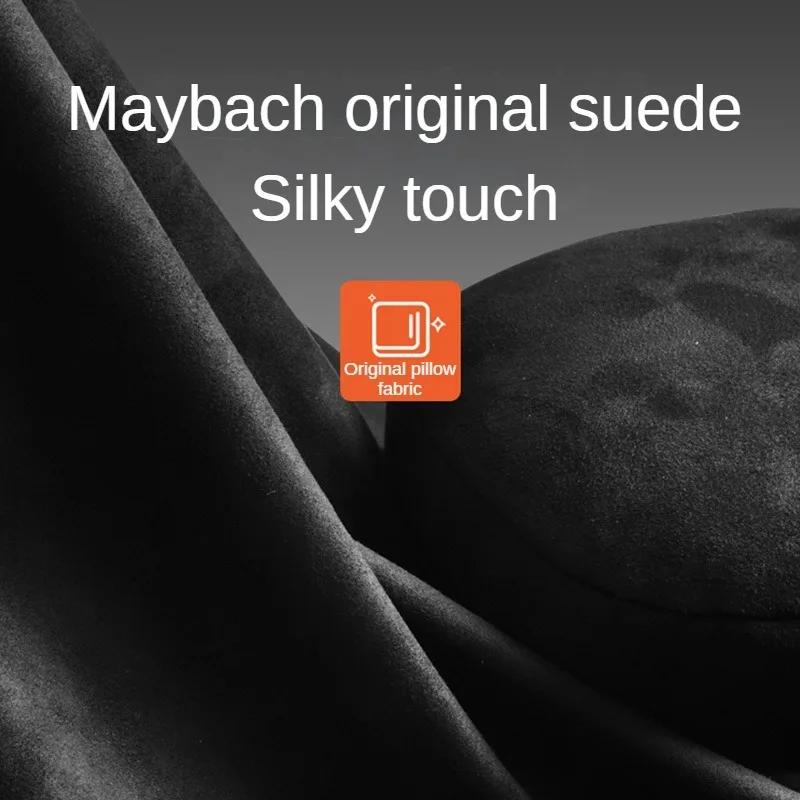 2 Stück Memory-Schaum Auto Kopfstütze Nackenstütze Autozubehör Sitz Klasse Weich Universell Verstellbares Autokissen Nackenstützkissen