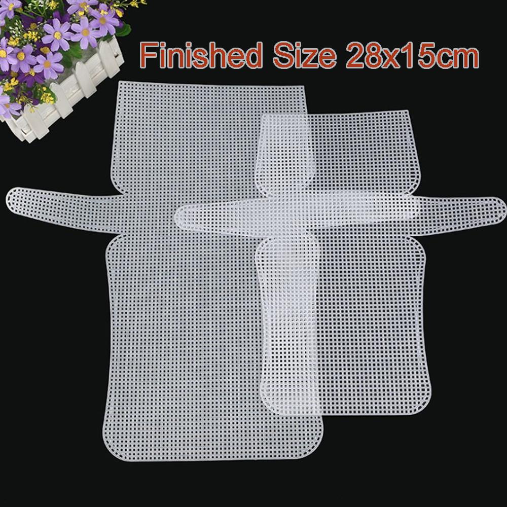 New Plastic Mesh Cloth For Bag Rug DIY Sewing Handcraft Latch Hook Bags Made Grid Accessories Thread Hook Craft Supplies