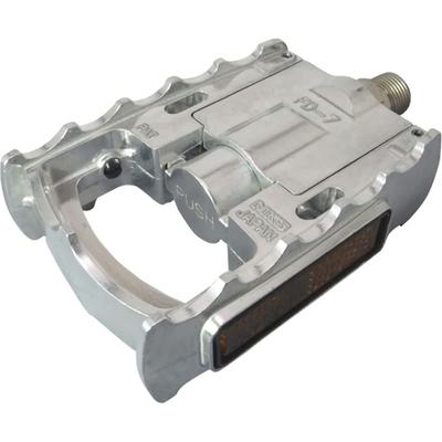 MKS Manufacturing Bicycle Pedals Folding Aluminum Pedals Silver (Mikashima Co., Ltd.) FD-7