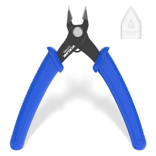 

VCELINK GJ706BL Thin Blade, Powerful Precision Nippers for Plastic Models, Cable Ties, and Plastic Models